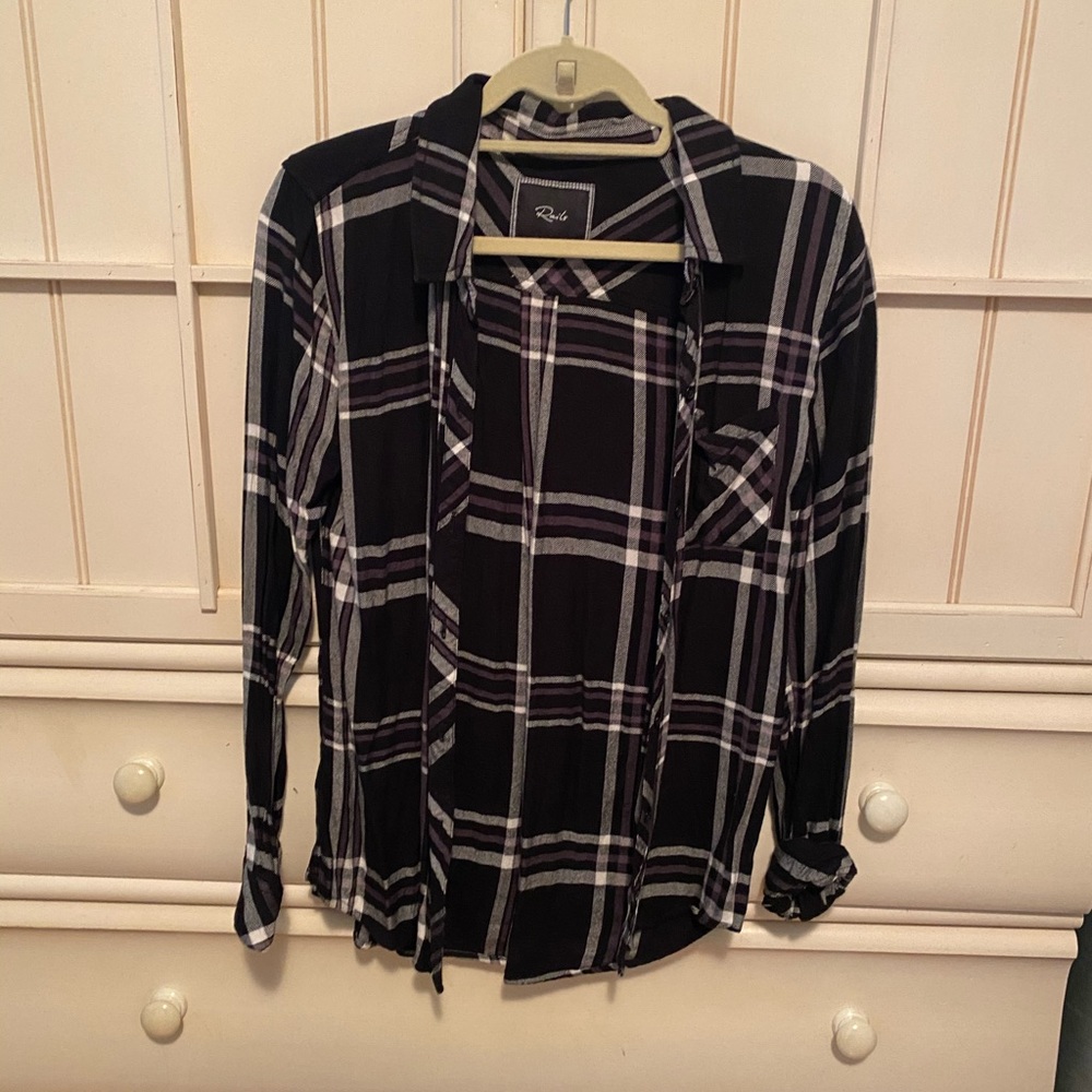 Rails Plaid Top - image 1